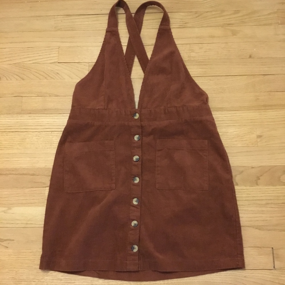 Indigo Rein Corduroy Cross Back Dress Young(girl)